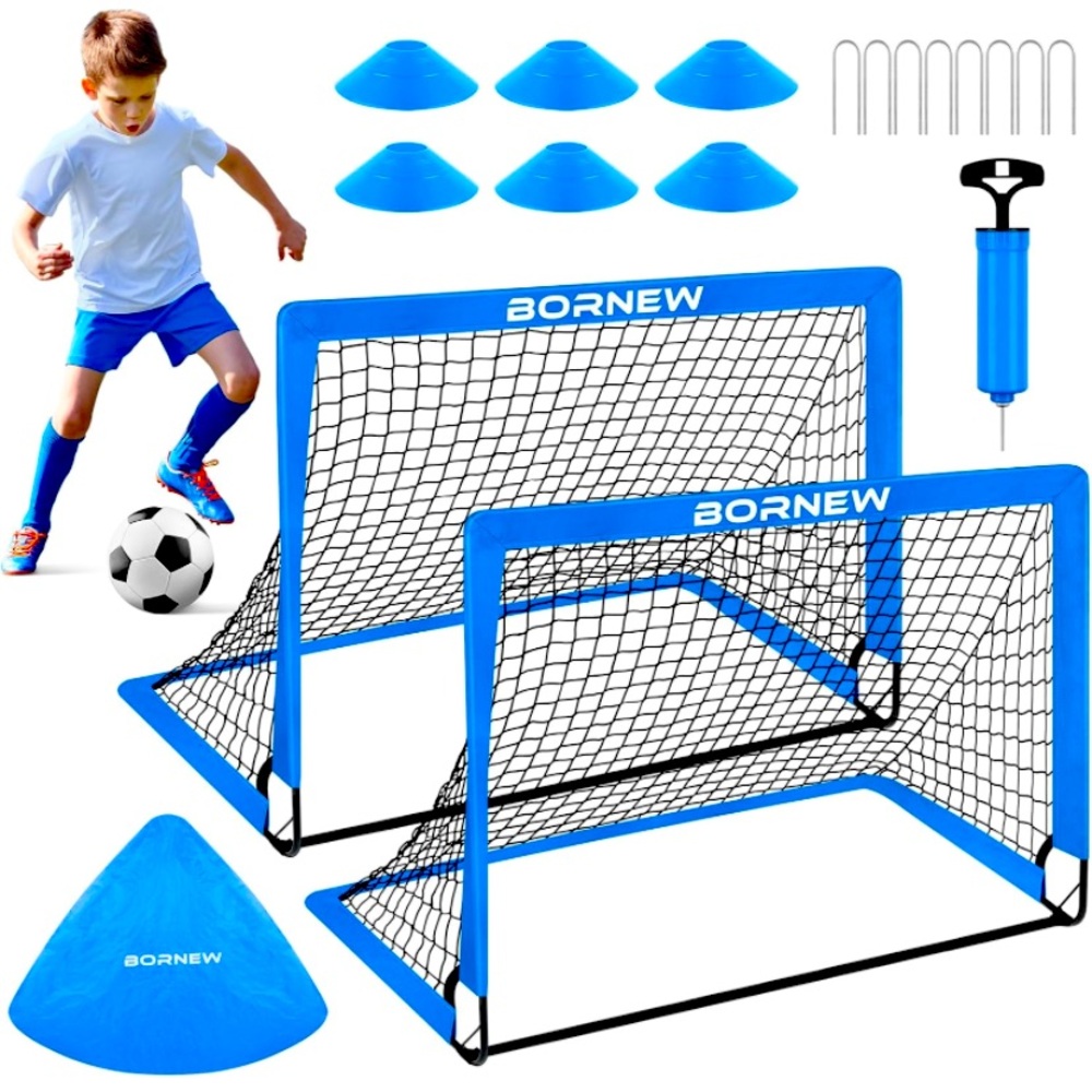 NIB Kids Soccer Goal for Backyard Set -4X3 ft Soccer Training Equipment